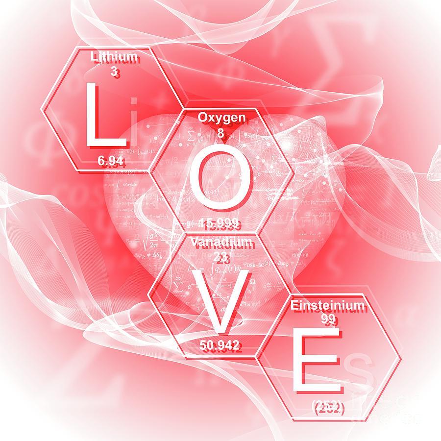 Chemical Elements Love Photograph by Mehau Kulyk/science Photo Library