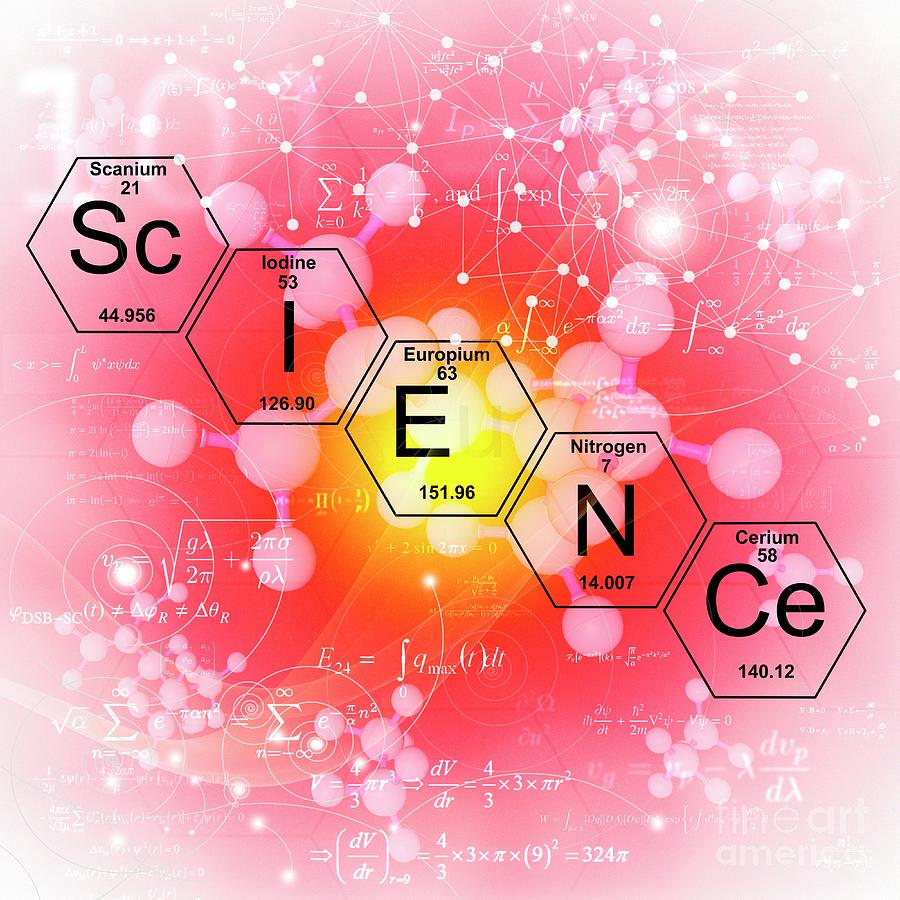 Chemical Elements Science Photograph by Mehau Kulyk/science Photo Library