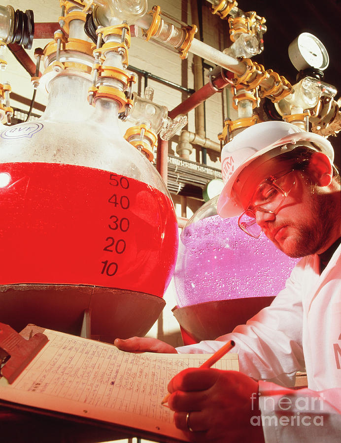 Chemical Factory Photograph by Colin Cuthbert/science Photo Library