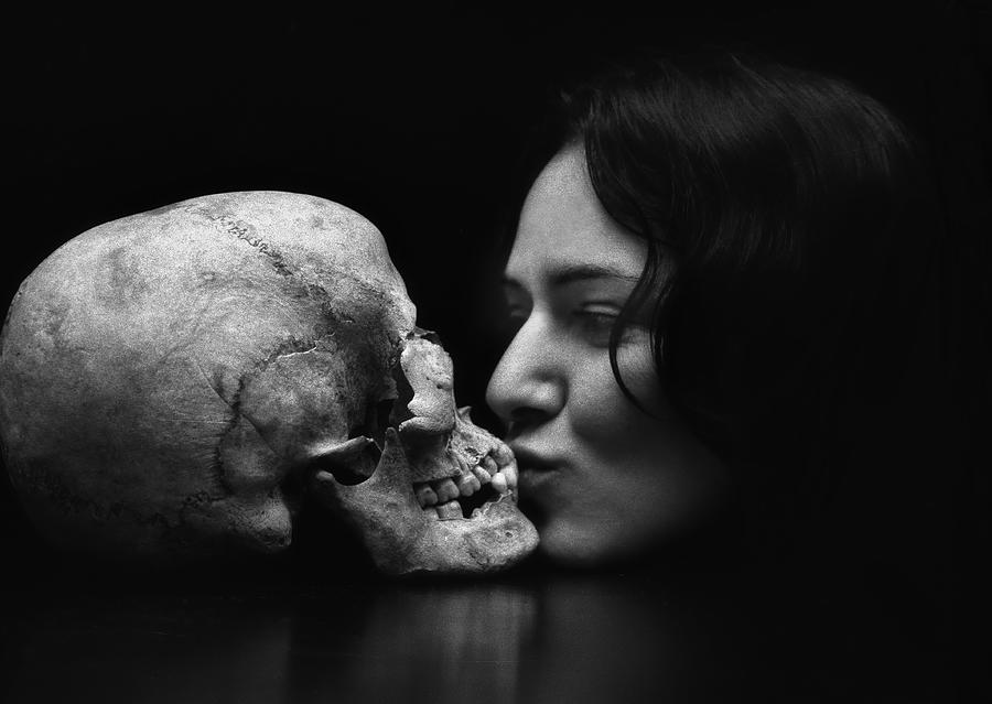 Skull Photograph - Chemical Romance by Yvette Depaepe
