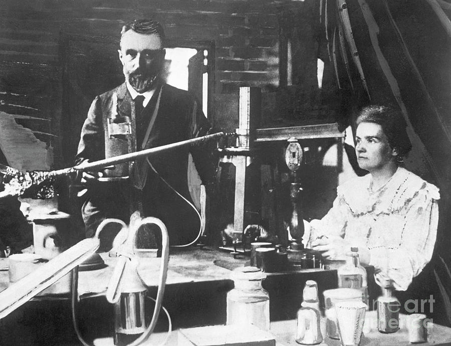 Chemists Pierre And Marie Curie Photograph by Bettmann