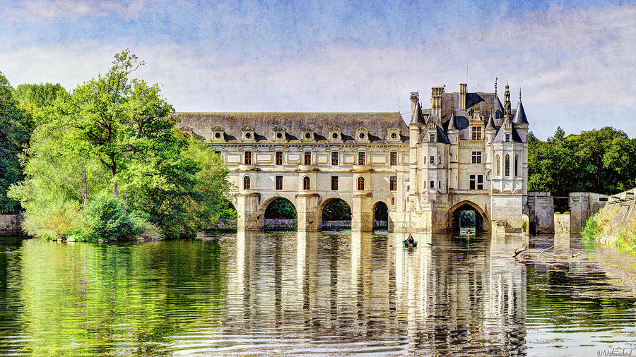 Chenonceau from the East - Short Vintage Photograph by Weston Westmoreland