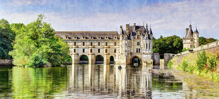 Chenonceau from the East - Vintage Photograph by Weston Westmoreland