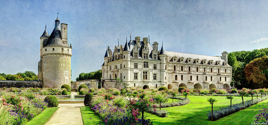 Chenonceau from the Northwest - Vintage Version Photograph by Weston Westmoreland