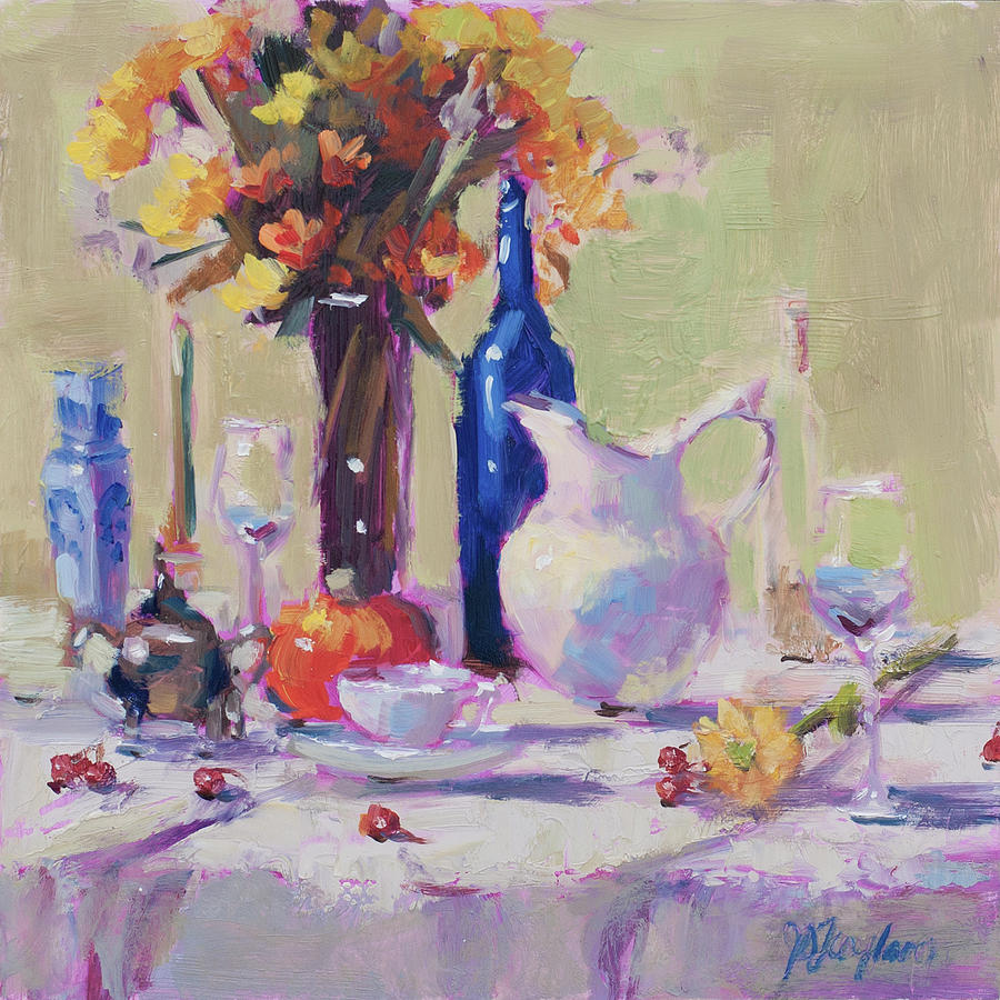 Cherries And Daisies Painting By Jennifer Stottle Taylor Fine Art America