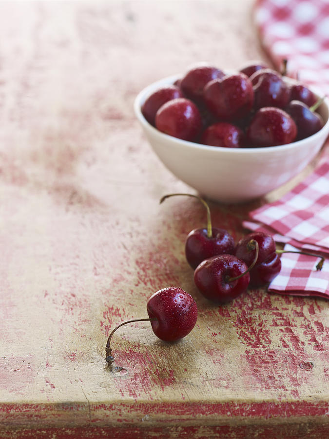 Cherries Photograph by Carin Krasner