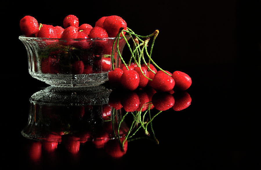 Cherries Photograph by Pkg Photography