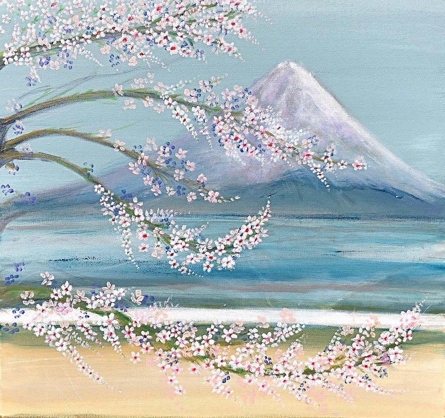 Cherry Blossom Dream Painting by Susan Kayler