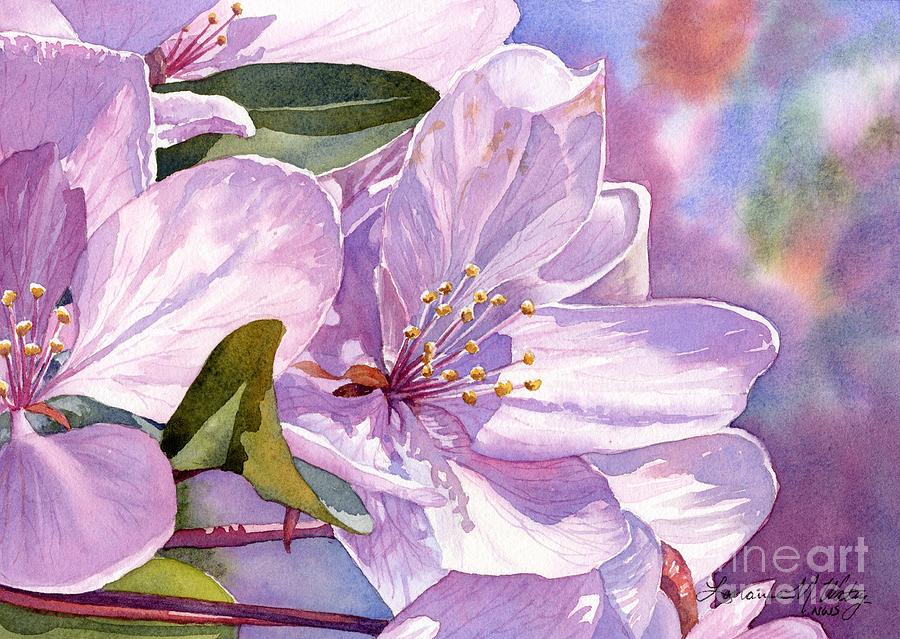 Flowers Still Life Painting - Cherry Blossom by Lorraine Watry
