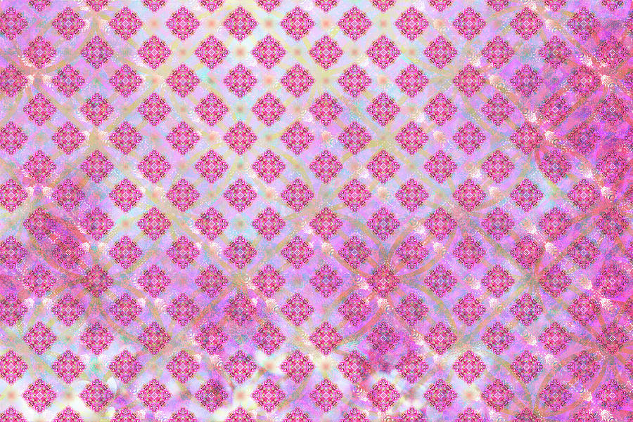 Pattern Mixed Media - Cherry Blu Pattern 06 by Lightboxjournal