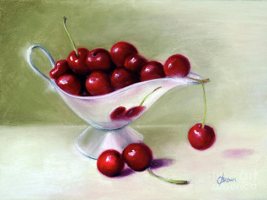 Cherry Boat Pastel By Colleen Brown