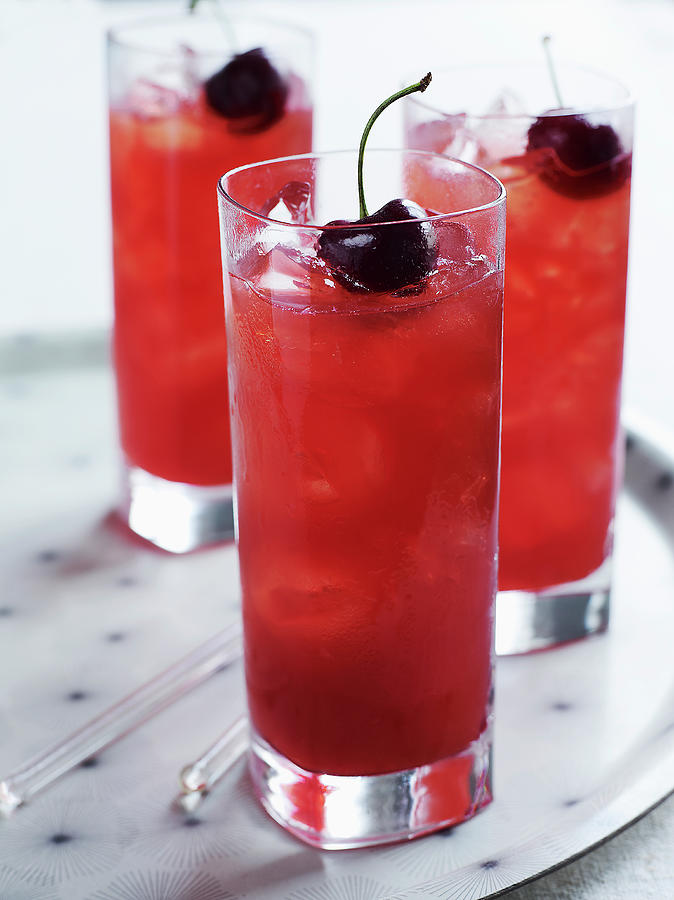 Cherry Cocktail Photograph by Alexandra Grablewski