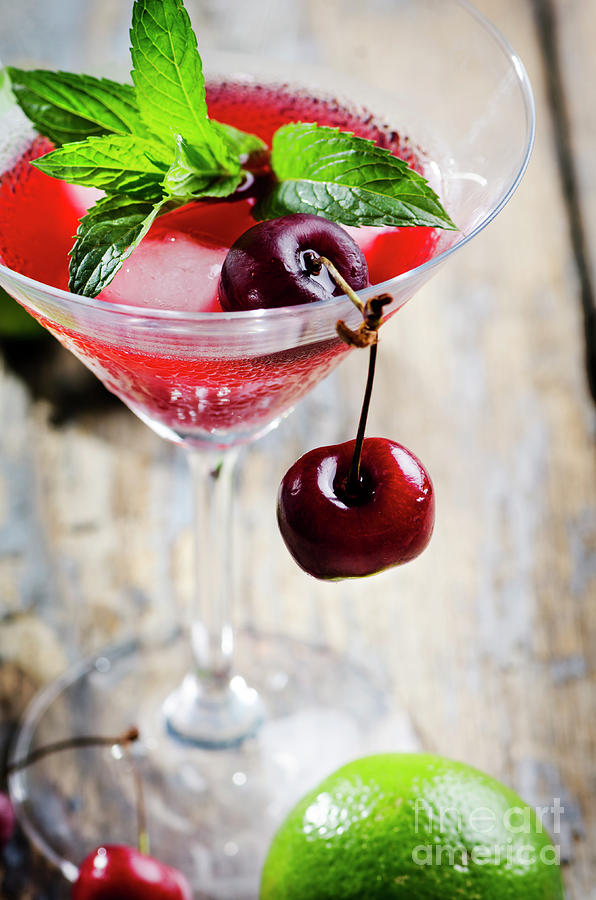Cherry Cocktail Photograph by Jelena Jovanovic