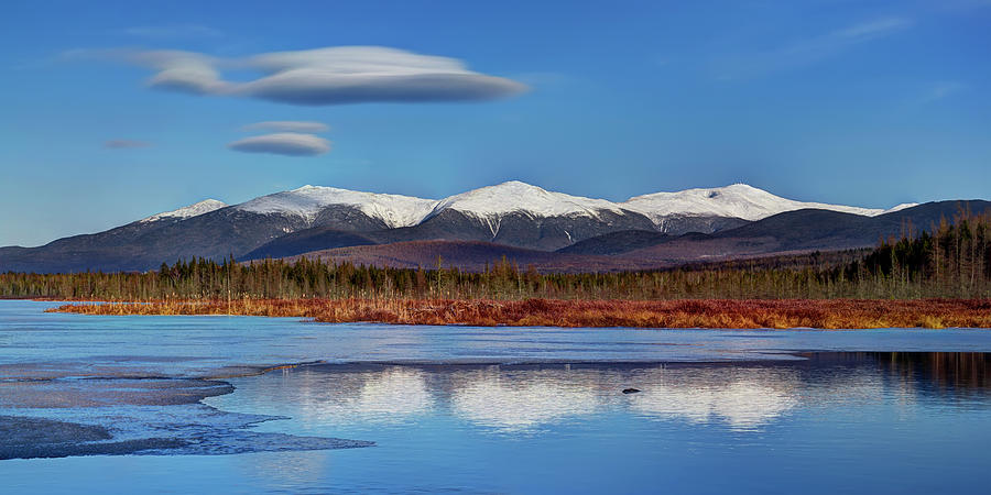 Cherry Pond Lenticulars Panorama Photograph by White Mountain Images
