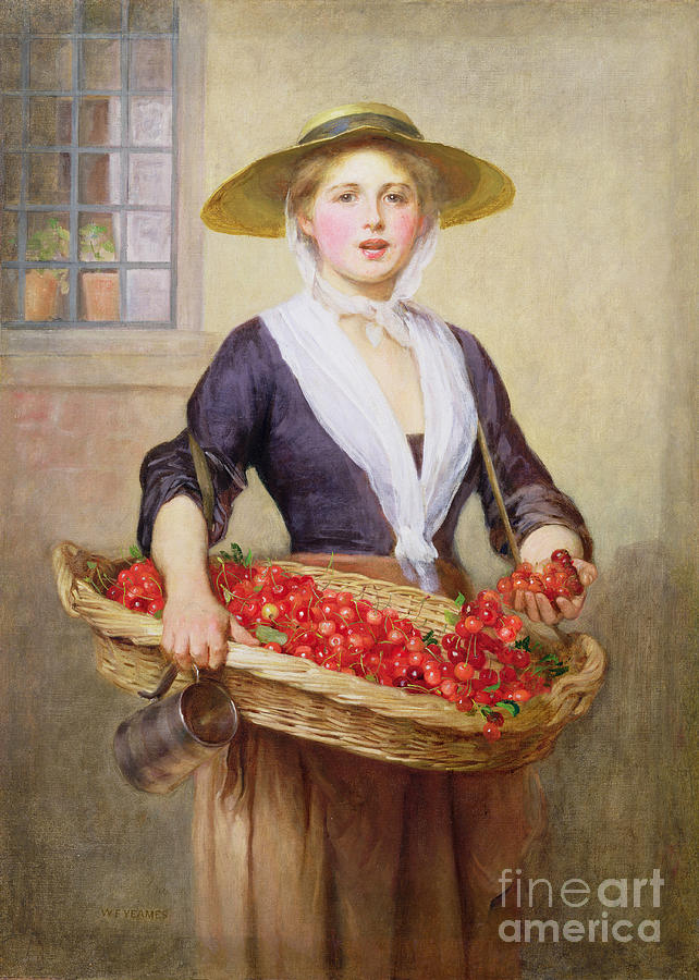 Cherry Ripe Painting by William Frederick Yeames