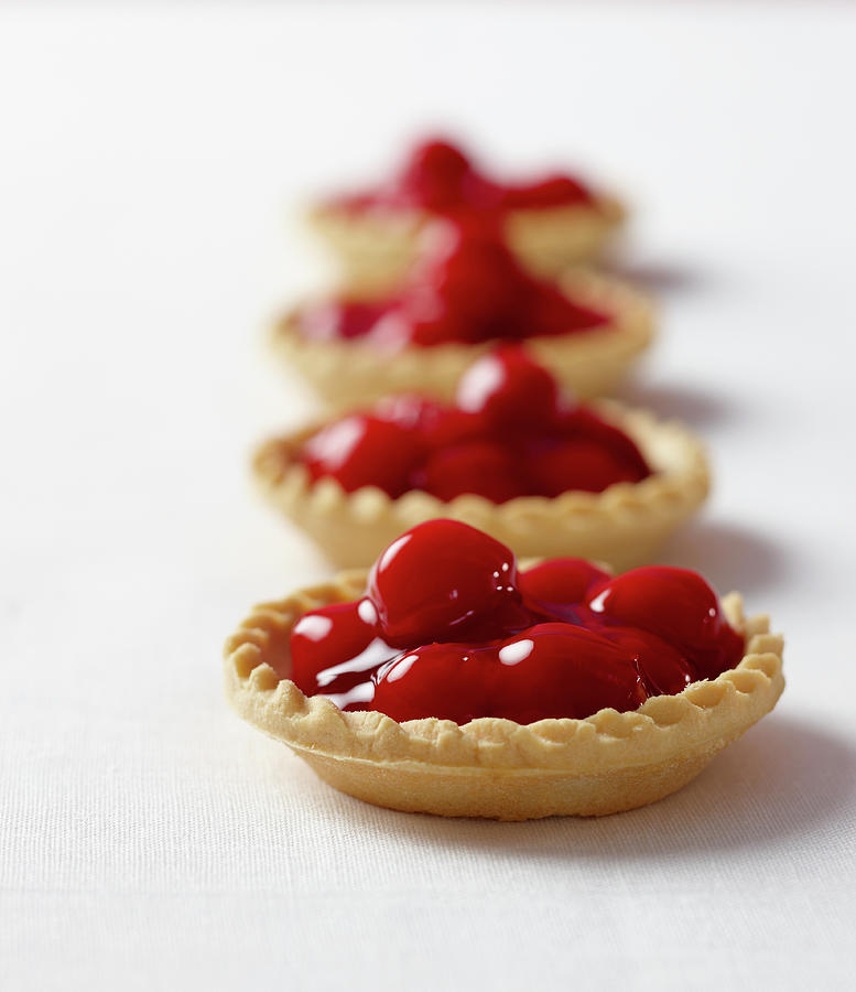 Cherry Tarts Photograph by Lew Robertson