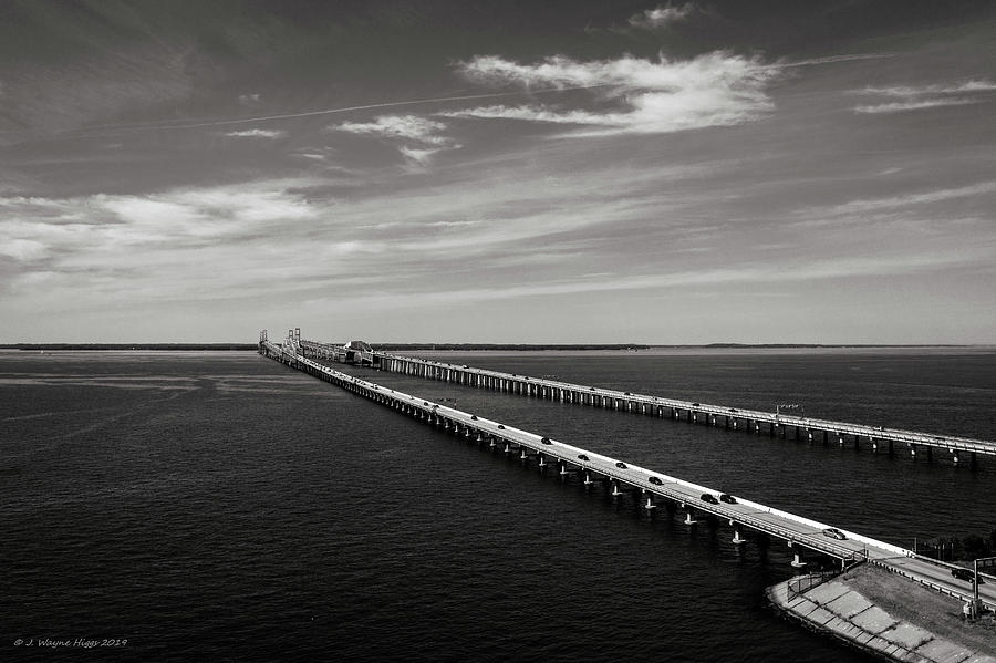 Chesapeake Bay Bridges, Kent Island, Maryland Photograph