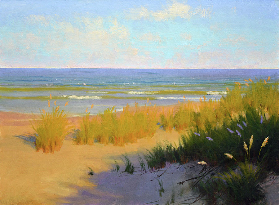 Chesapeake Sea Oats Painting by Armand Cabrera