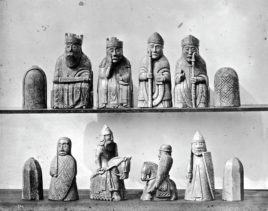 Chess Photograph - Chess Set by Mansell Collection