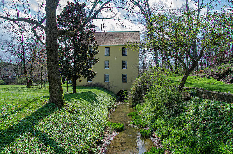 Chester County Pa - Grist Mill at Valley Forge Photograph by Bill Cannon