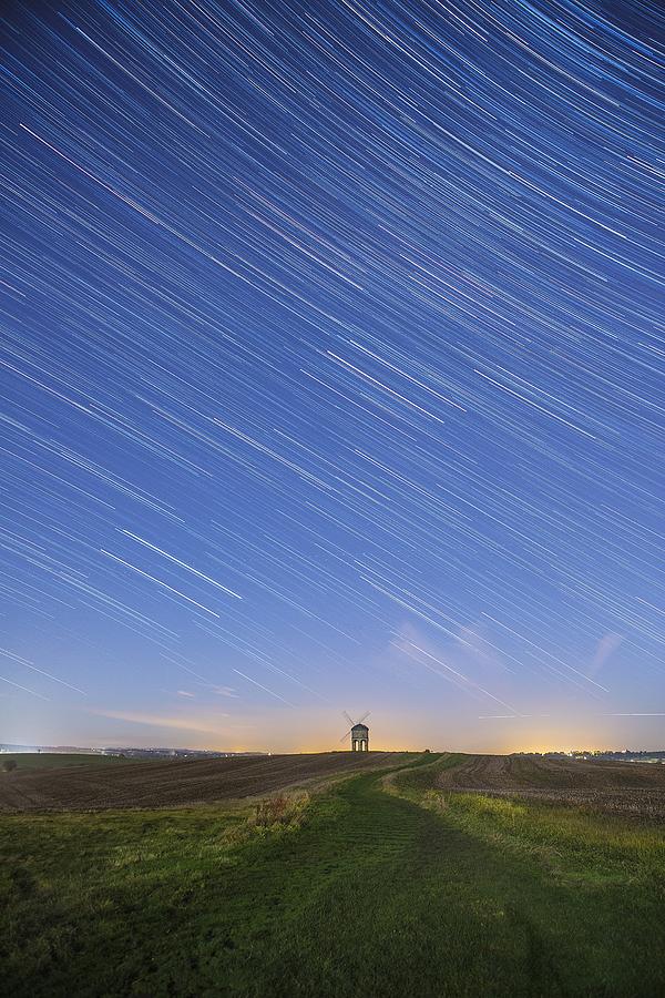 Chesterton Windmill Under The Stars Photograph by Matthew William Hancox / Mwhcvt