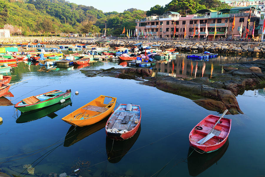Cheung Chau Harbor Photograph by Loic Lagarde Cheung Chau Harbor Photograph by Loic Lagarde
