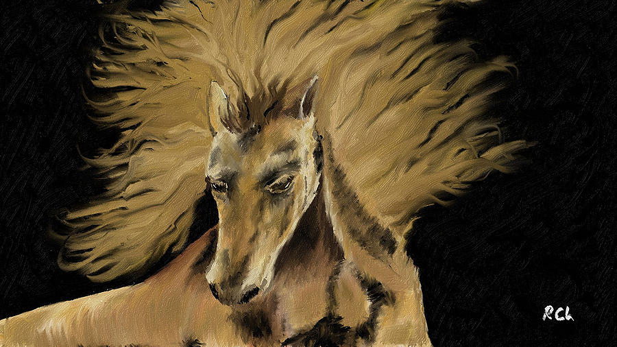 Cheval D'Or Digital Art By Rafael Charpentier | Fine Art America