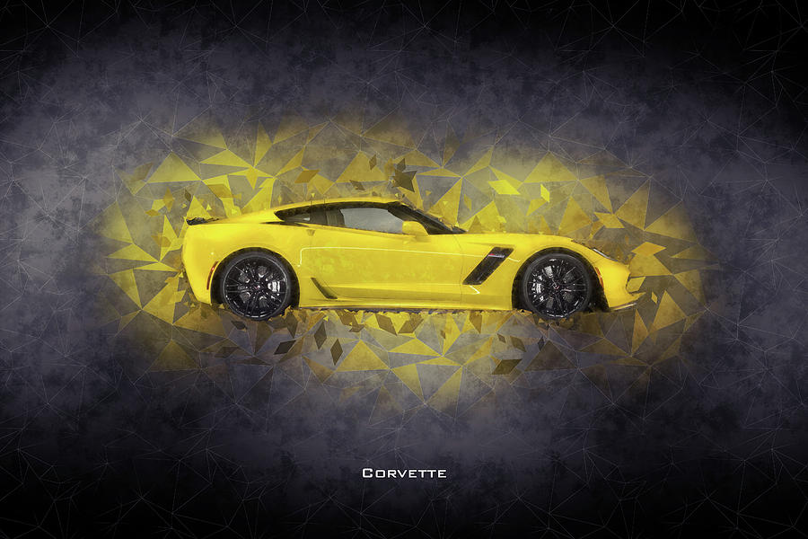 Chevrolet Corvette Digital Art by Airpower Art