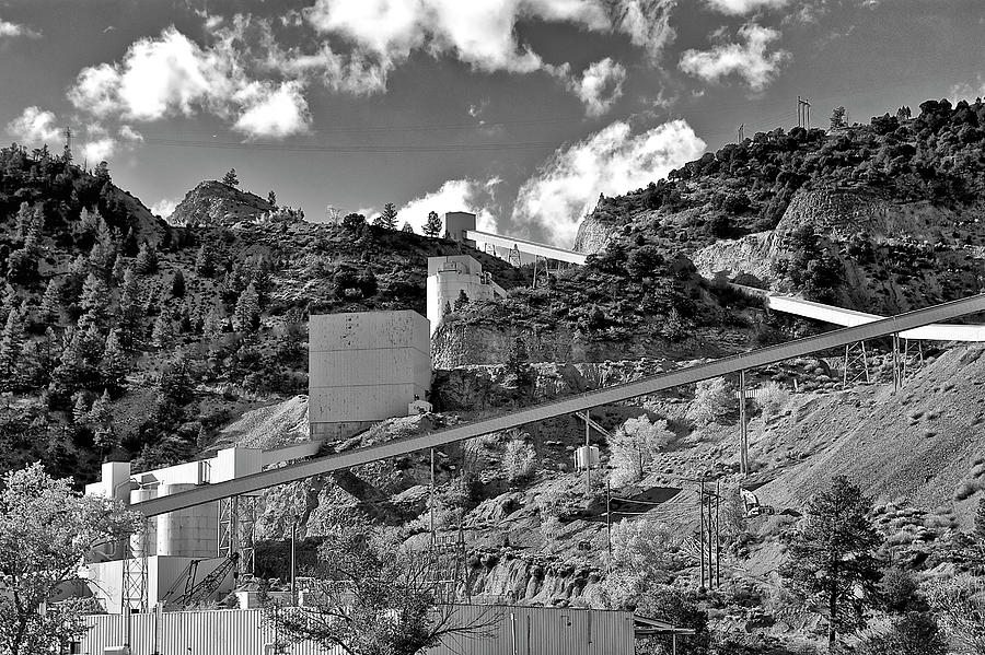 Chevron Questa Mine  Photograph by Donald Pash