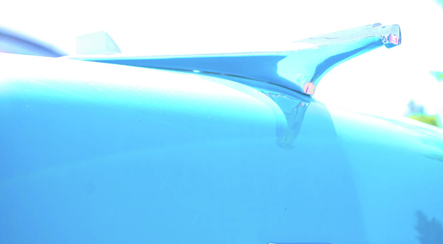 Chevy Belair Hood Ornament Photograph by Cathy Anderson