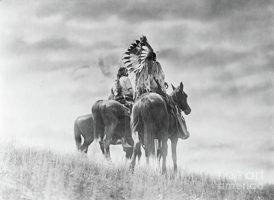 Cheyenne Warriors, Circa 1905 Photograph by Edward Sheriff Curtis