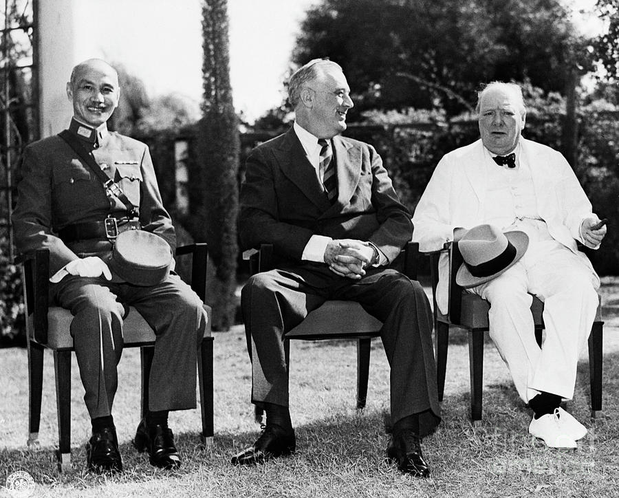 Chiang Kai-shek, Franklin Roosevelt Photograph by Bettmann