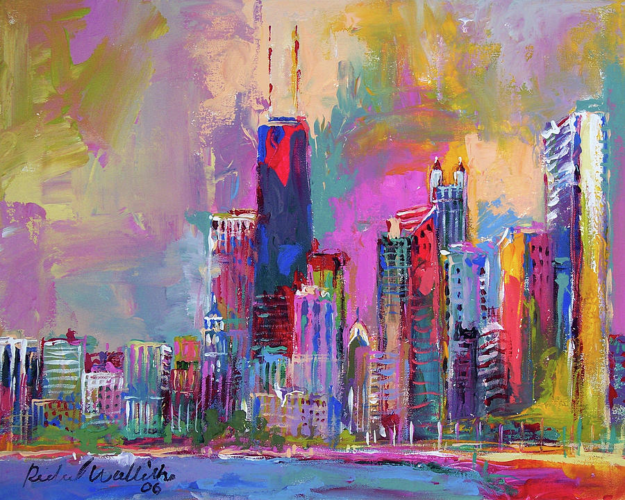 Chicago 4 Painting by Richard Wallich - Fine Art America