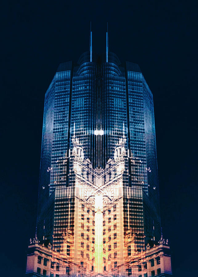 Chicago Architecture Photograph by Weiwei
