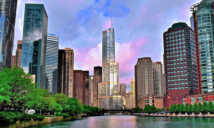 Chicago Photograph - Chicago at its Best by Frozen in Time Fine Art Photography