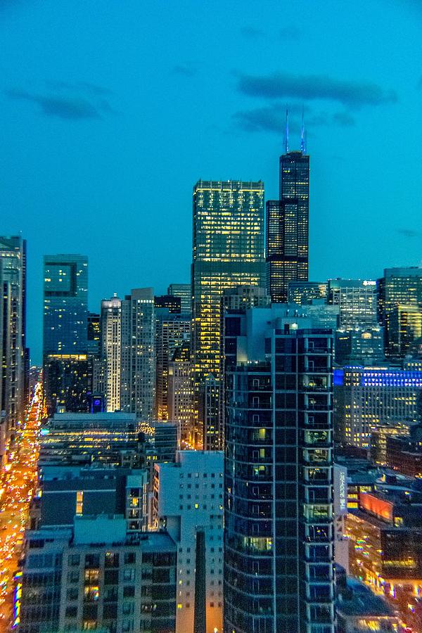 Chicago at Night by Bobby King Chicago at Night by Bobby King