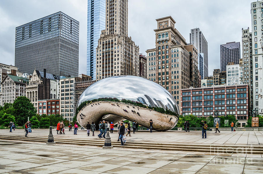Chicago Bean In Millennium Park Photograph by Starcevic