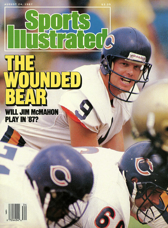 Chicago Bears Qb Jim Mcmahon... Sports Illustrated Cover Photograph by Sports Illustrated