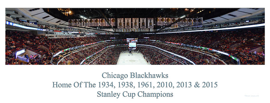 Chicago Blackhawks Home Of The Six Time Stanley Cup Champions Photograph by Thomas Woolworth