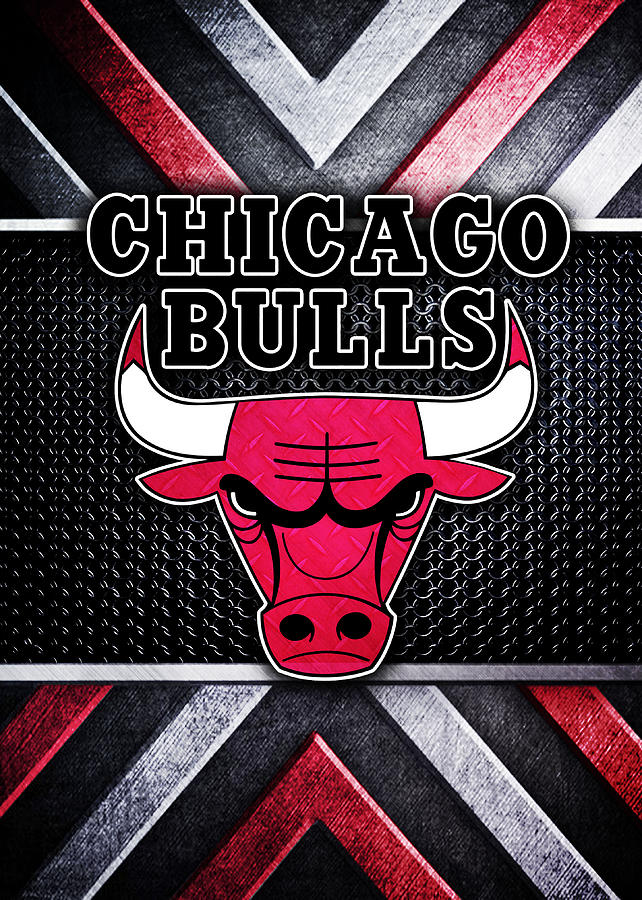 Chicago Bulls Logo Pixel Art