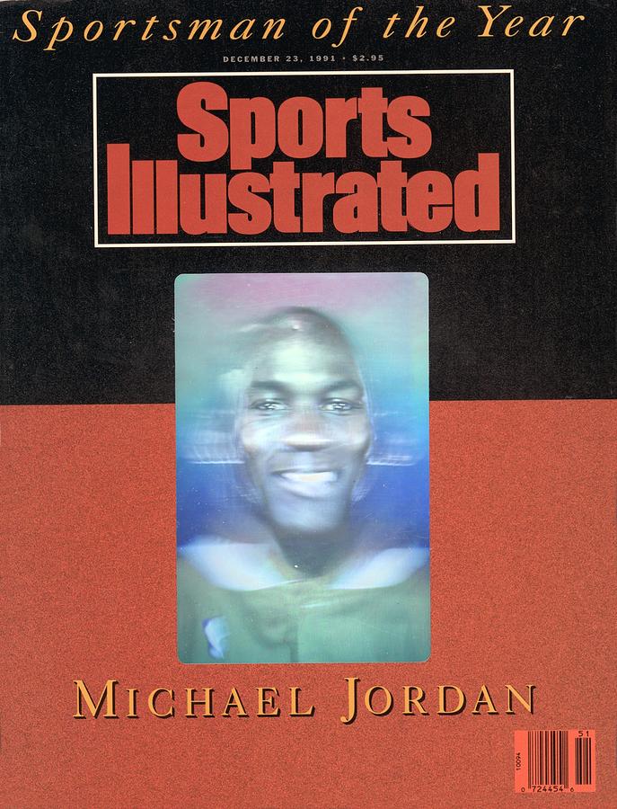 Chicago Bulls Michael Jordan, 1991 Sportsman Of The Year Sports Illustrated Cover Photograph by Sports Illustrated