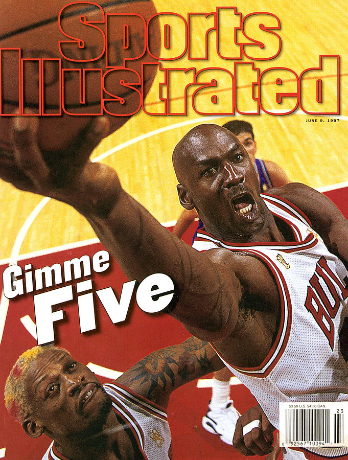 Chicago Bulls Michael Jordan, 1997 Nba Finals Sports Illustrated Cover Photograph by Sports Illustrated
