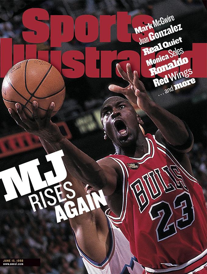 Chicago Bulls Michael Jordan, 1998 Nba Finals Sports Illustrated Cover Photograph by Sports Illustrated