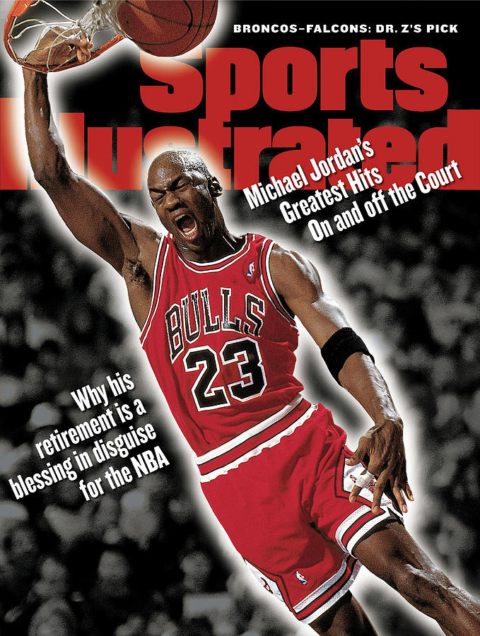 Chicago Bulls Michael Jordan... Sports Illustrated Cover Photograph by Sports Illustrated