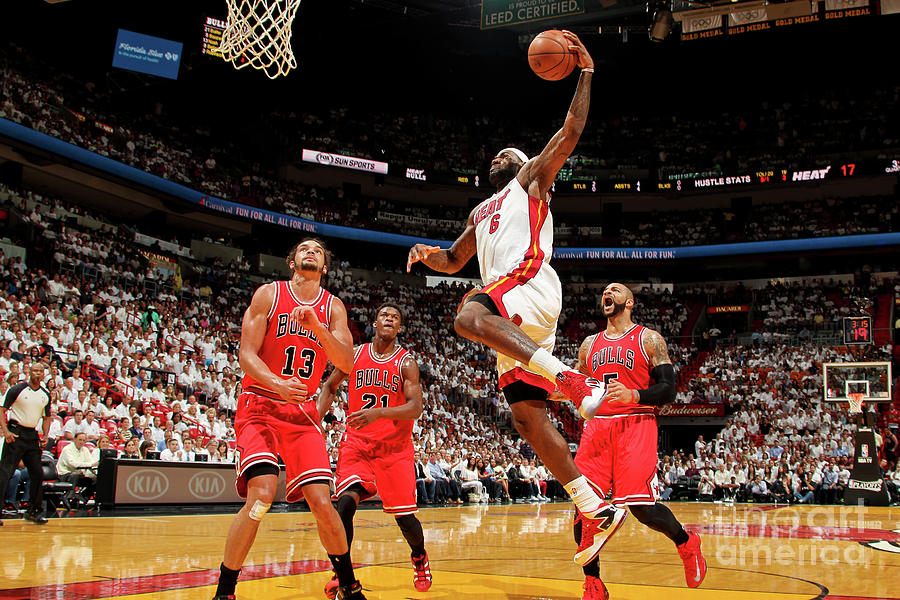 Chicago Bulls Vs Miami Heat - Game Two Photograph by Issac Baldizon Chicago Bulls Vs Miami Heat - Game Two Photograph by Issac Baldizon