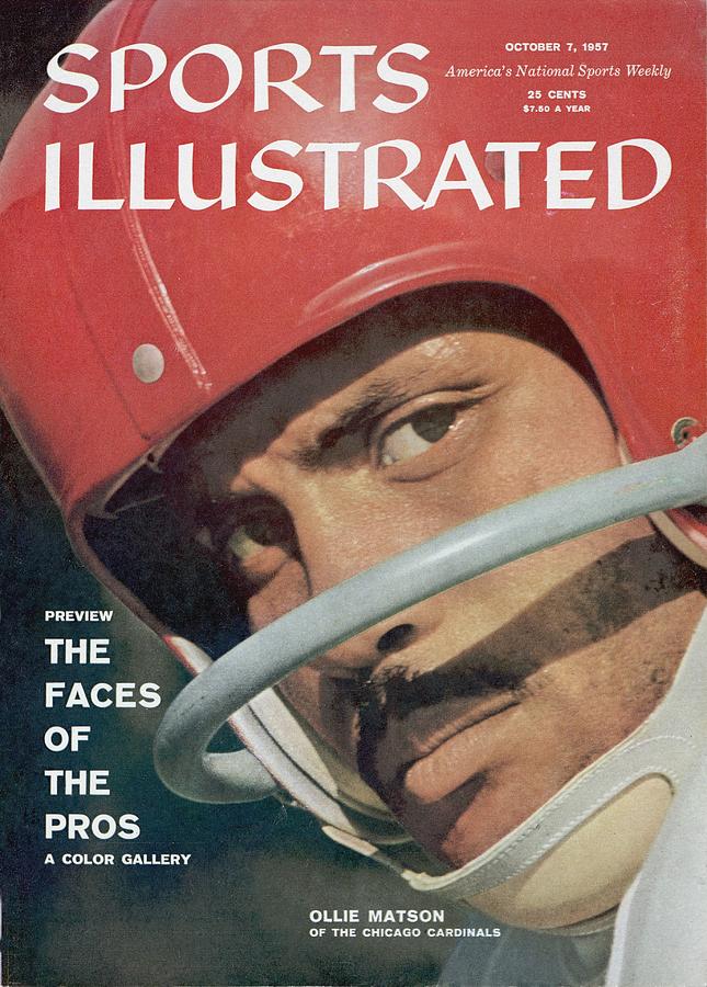 Chicago Cardinals Ollie Matson Sports Illustrated Cover Photograph by Sports Illustrated