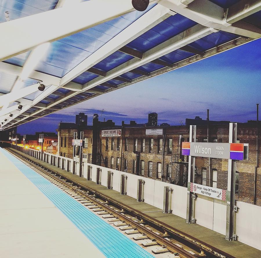 Chicago CTA Wilson Station  Photograph by Todd Janousek