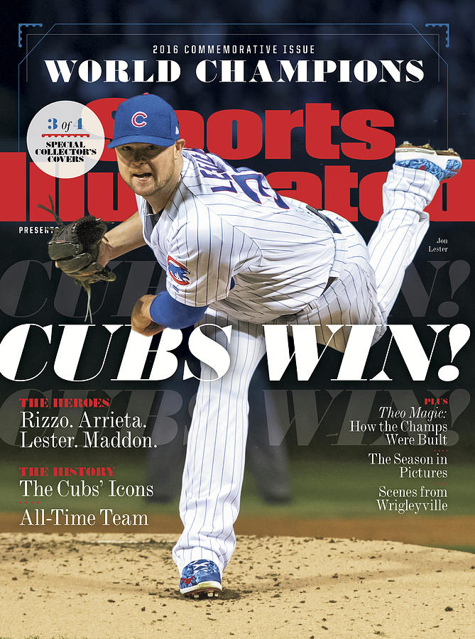 Chicago Cubs, 2016 World Series Champions Sports Illustrated Cover Photograph by Sports Illustrated