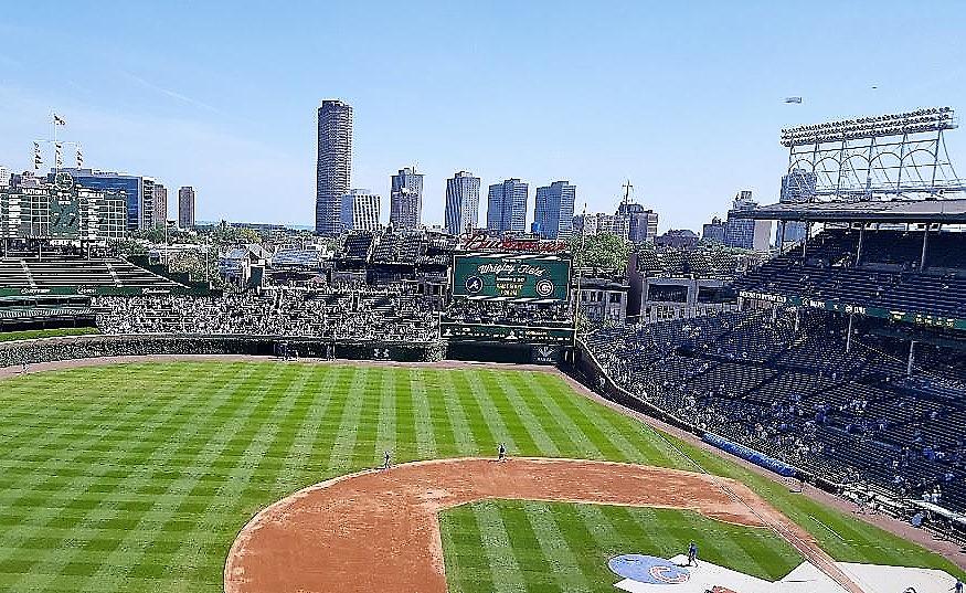 Chicago Cubs Home - Wrigley Field Photograph by Lois Tomaszewski