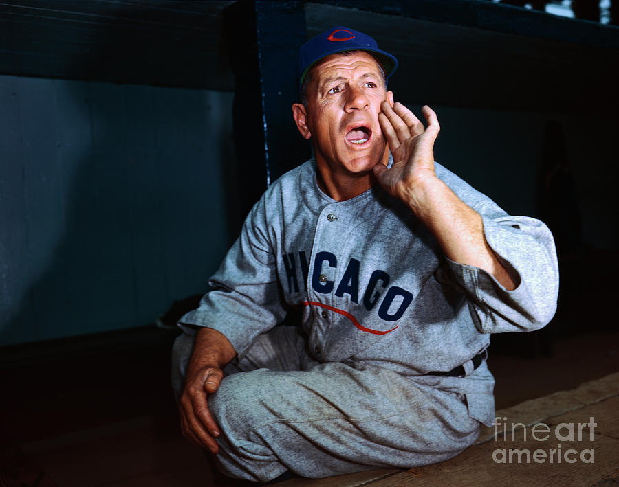 Chicago Cubs Manager Charlie Grimm Photograph by Bettmann